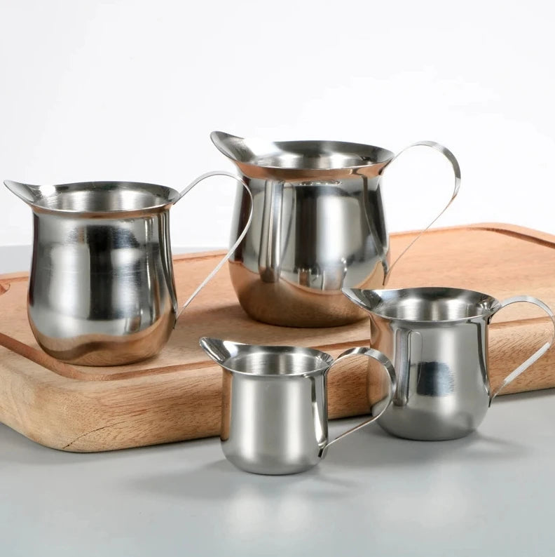 Stainless Steel Milk Frothing Pitcher – Latte Art Jug for Espresso, Cappuccino & More