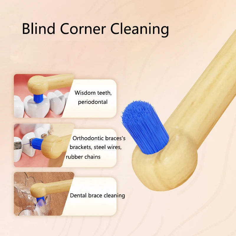 Bamboo Interdental Brushes - Eco-Friendly Teeth Cleaning Between Teeth