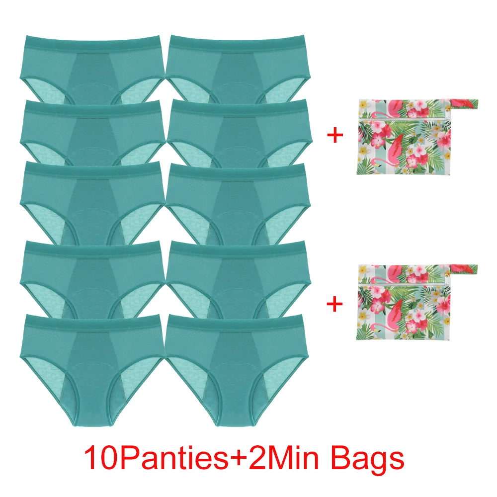 Women's Heavy Absorbency Period Briefs | Four-Layer | Reusable | S–6XL