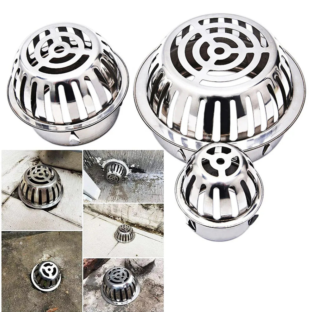 Stainless Steel Dome Drain Strainer – Multiple Sizes