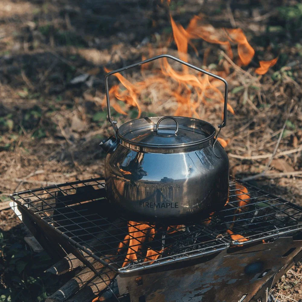 Fire Maple Antarcti 1.2L Camping Kettle | 304 Stainless Steel | Foldable Handle | Backpacking & Bushcraft