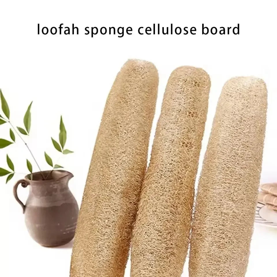 Natural Loofah Bath Sponge with Rope Options