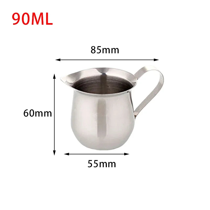 Stainless Steel Milk Frothing Pitcher – Latte Art Jug for Espresso, Cappuccino & More