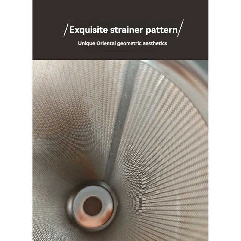 Reusable Stainless Steel Pour-Over Coffee Filter