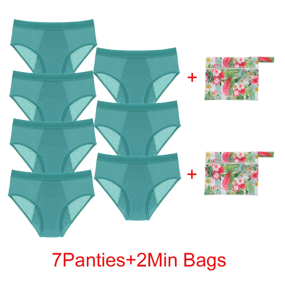 Women's Heavy Absorbency Period Briefs | Four-Layer | Reusable | S–6XL