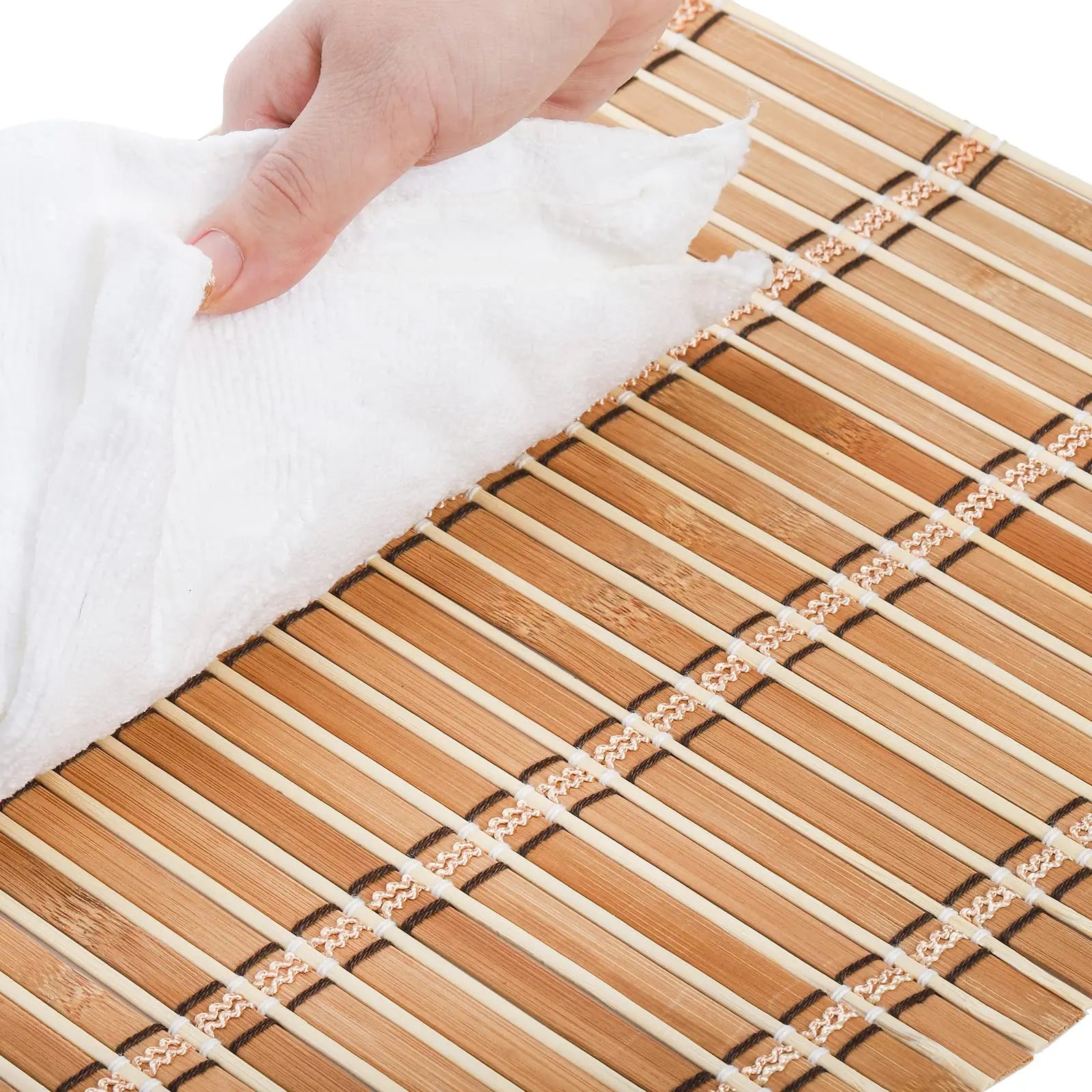 Natural Bamboo Placemats Set of 4 | Anti-Slip & Heat-Resistant | 30×45cm | ILVISEST