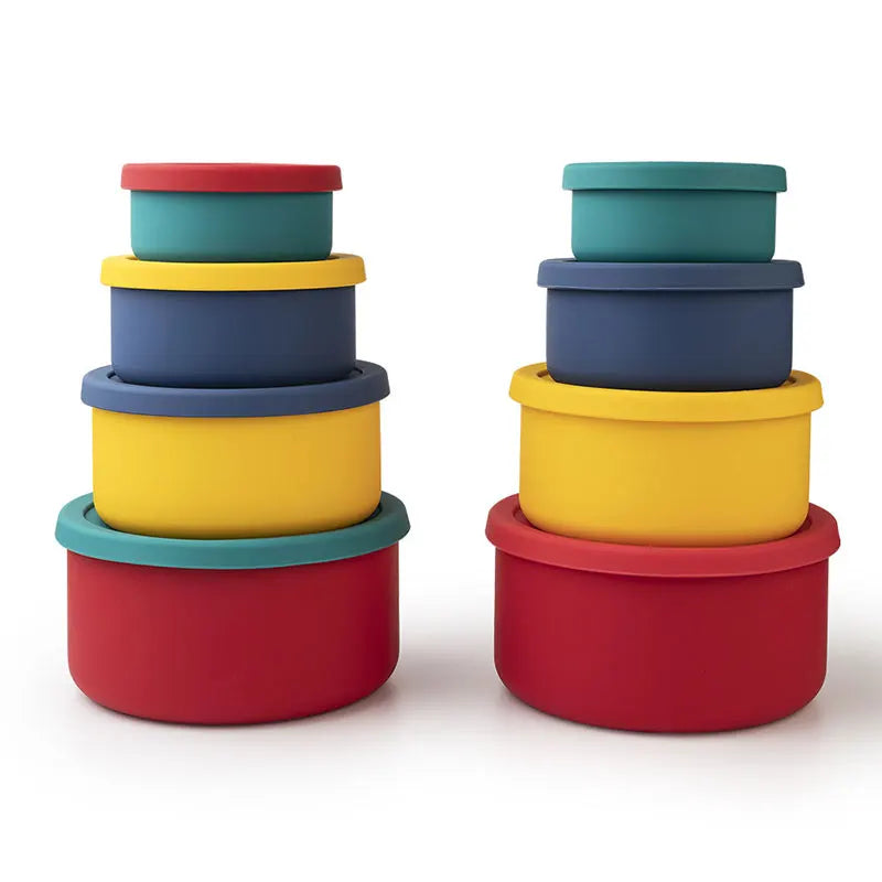 Round Silicone Food Container, Choice of Size