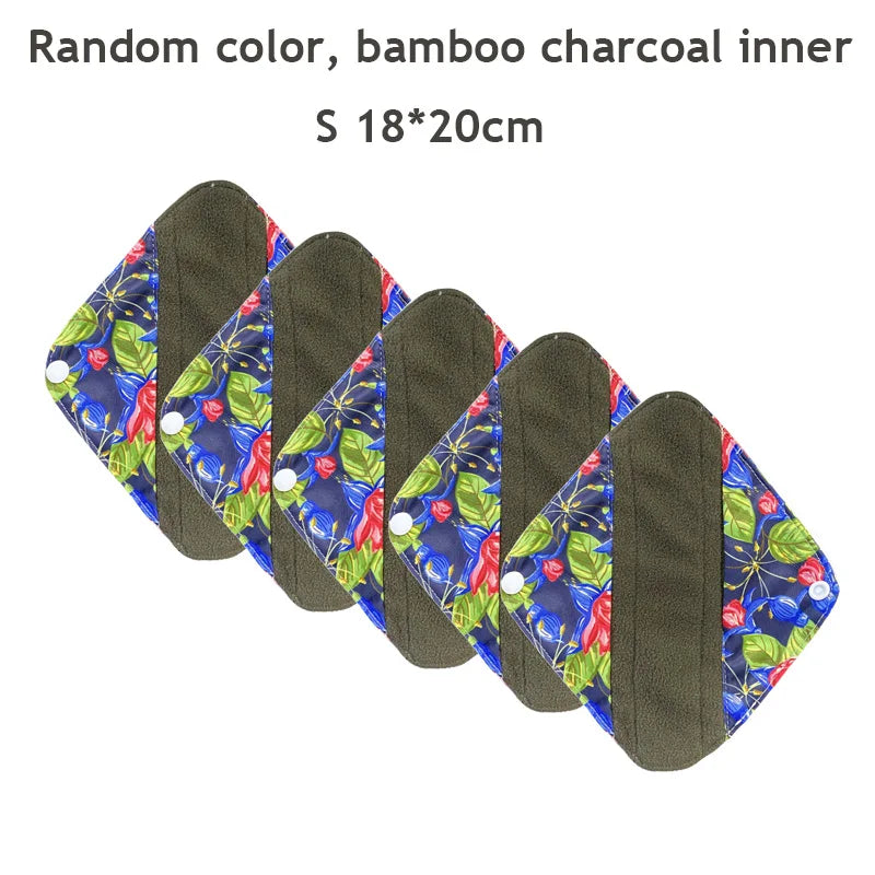 Reusable Menstrual Pads 5-Pack — S, M & L for Day & Night | DHCLOTHBABY
