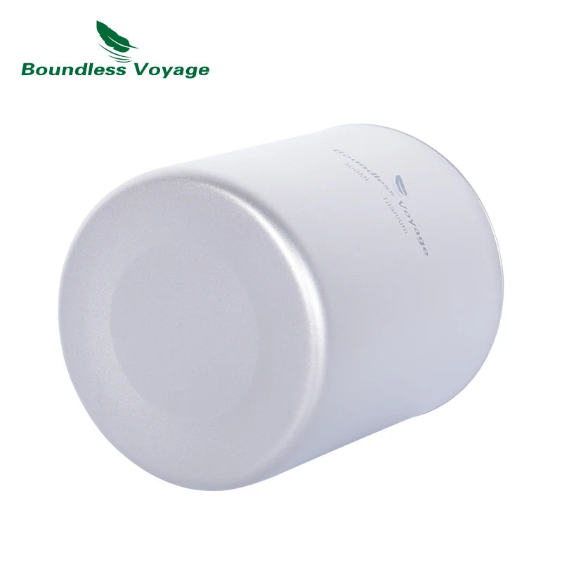 Boundless Voyage Titanium Double-Wall Mug – 120, 180 or 450 ml