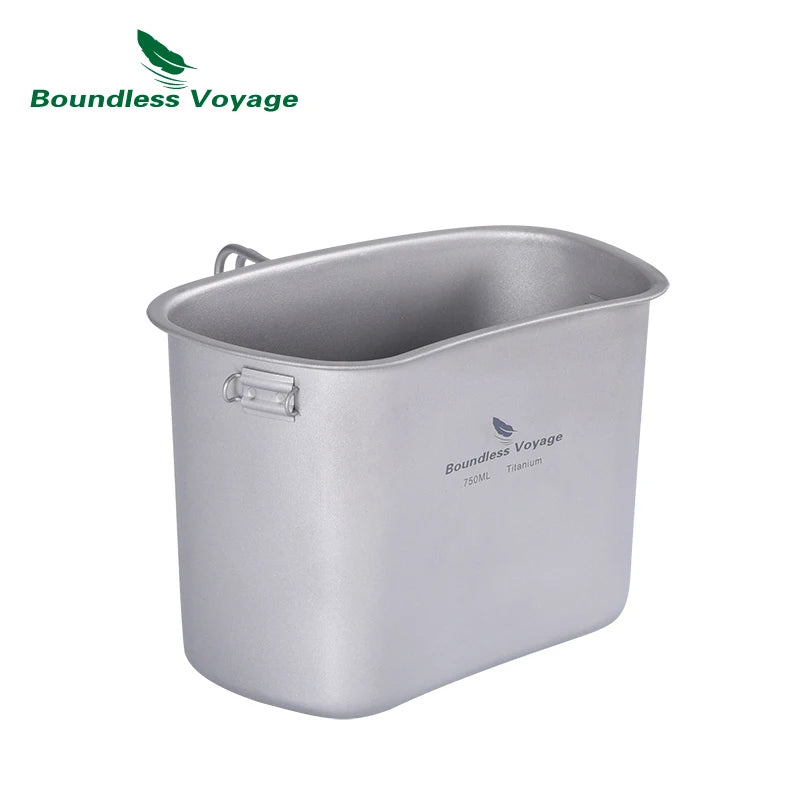Boundless Voyage Titanium Camping Canteen & Cookware