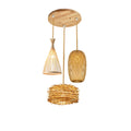 Hand-Woven Bamboo Pendant Light | Natural Wood Lampshade | ZODOLAMP