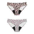 Seamless Low-Rise Period Underwear – 4-Layer, Solid & Leopard Print | S–XXL