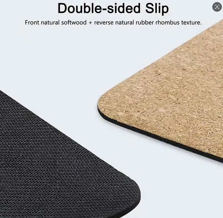 5 mm Natural Rubber Yoga Mat with Carry Strap for Yoga and Pilates