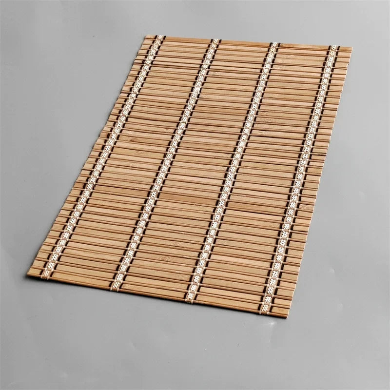 Natural Bamboo Placemats Set of 4 | Anti-Slip & Heat-Resistant | 30×45cm | ILVISEST