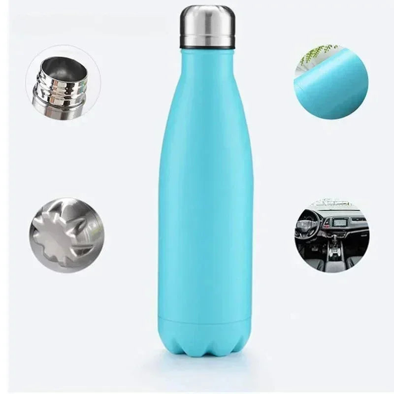 Double-Wall Stainless Steel Vacuum Flask – 350ml to 1000ml | 12 Colours