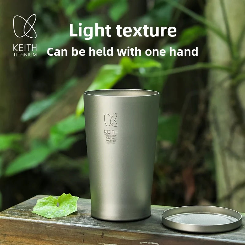 KEITH Ti3150 Titanium Vacuum-Insulated Tumbler – 320 ml