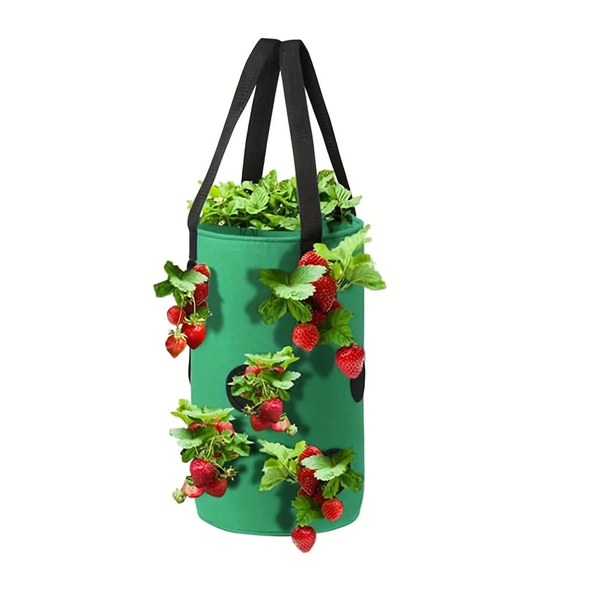 12-Pocket Vertical Hanging Grow Bag — Non-Woven Felt Planter
