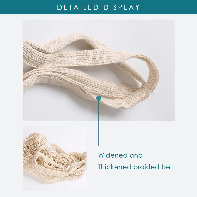 Reusable Cotton Mesh Grocery Bag | Zero-Waste Shopping Bag | 15 Colours