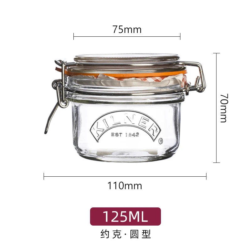 Kilner Airtight Glass Preservation Jars | Round & Square | Multiple Sizes