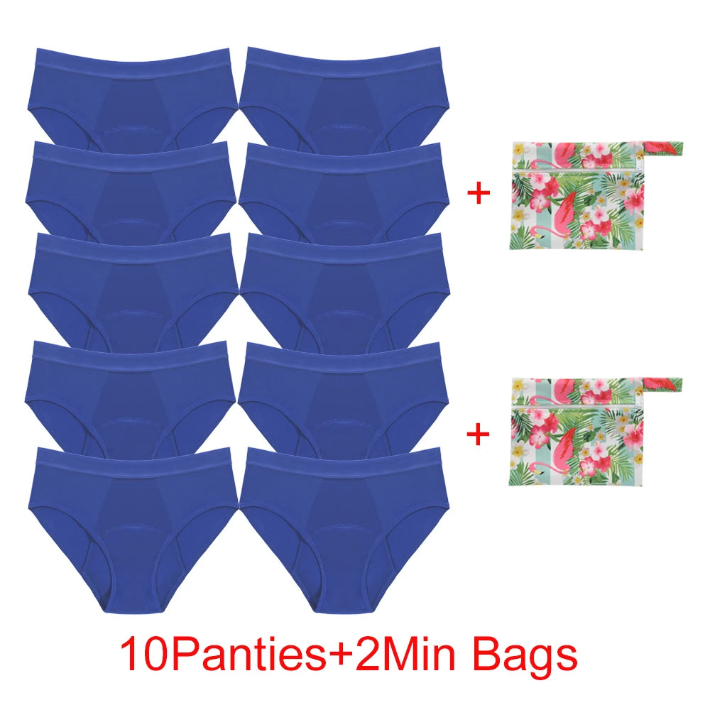 Women's Heavy Absorbency Period Briefs | Four-Layer | Reusable | S–6XL