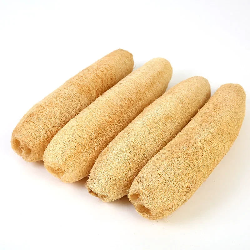 Natural Loofah Bath Sponge with Rope Options