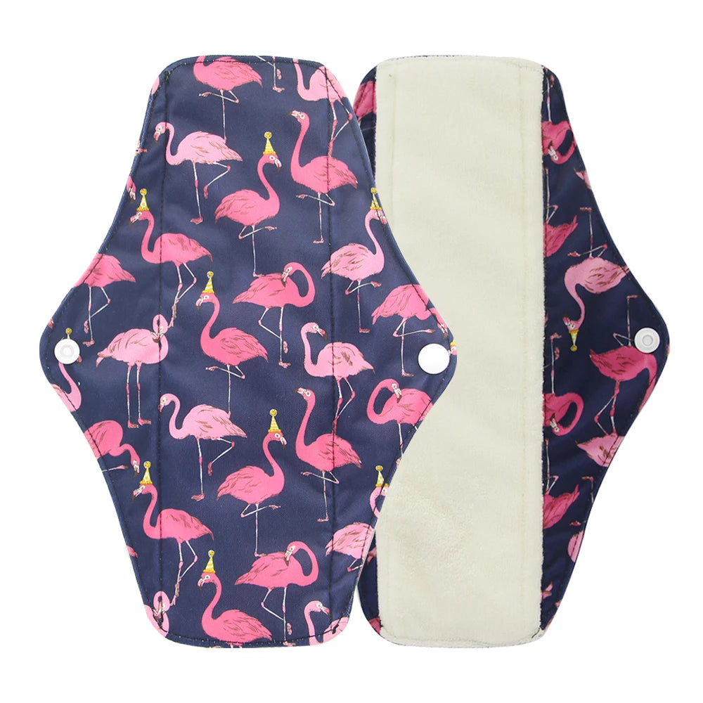 Reusable Bamboo Charcoal Cloth Menstrual Pads | S / M / L | Multiple Colours