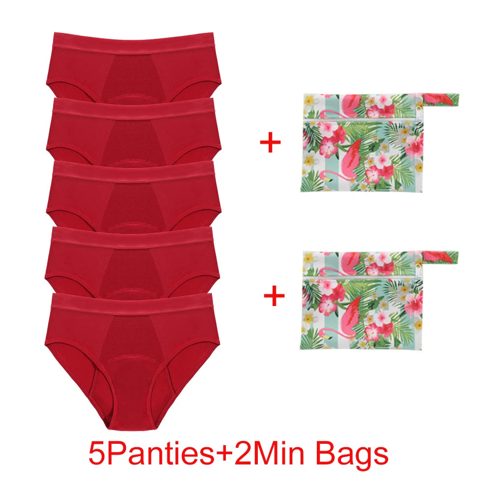 Women's Heavy Absorbency Period Briefs | Four-Layer | Reusable | S–6XL