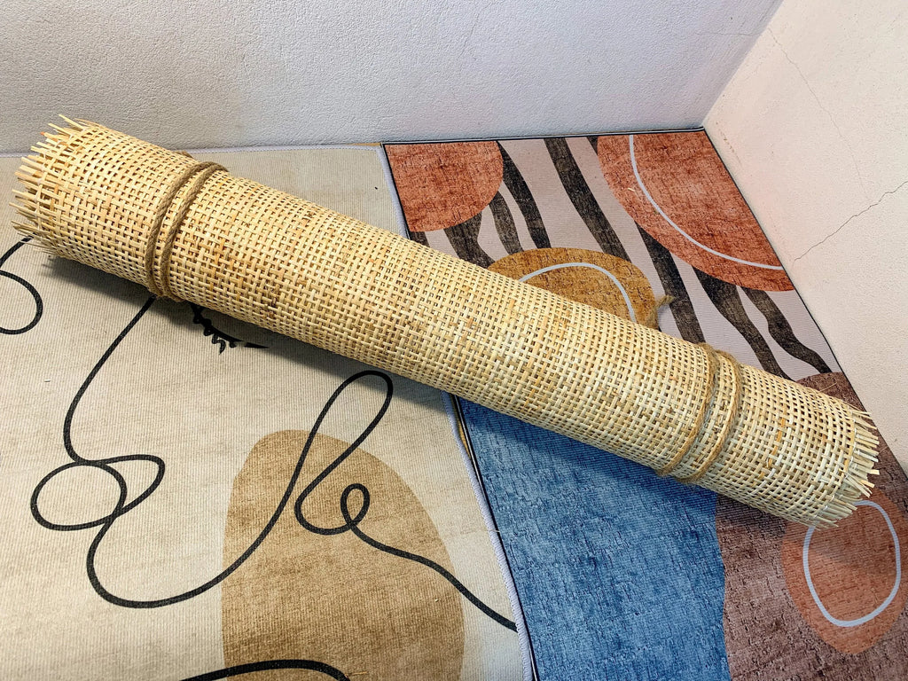 Natural Rattan Cane Webbing Roll | Pre-Cut Sheets for Furniture & Chair Repair
