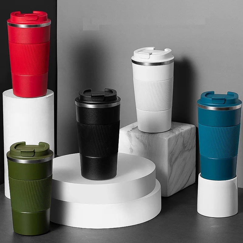 Stainless Steel Vacuum Thermos Flask — 380ml & 510ml