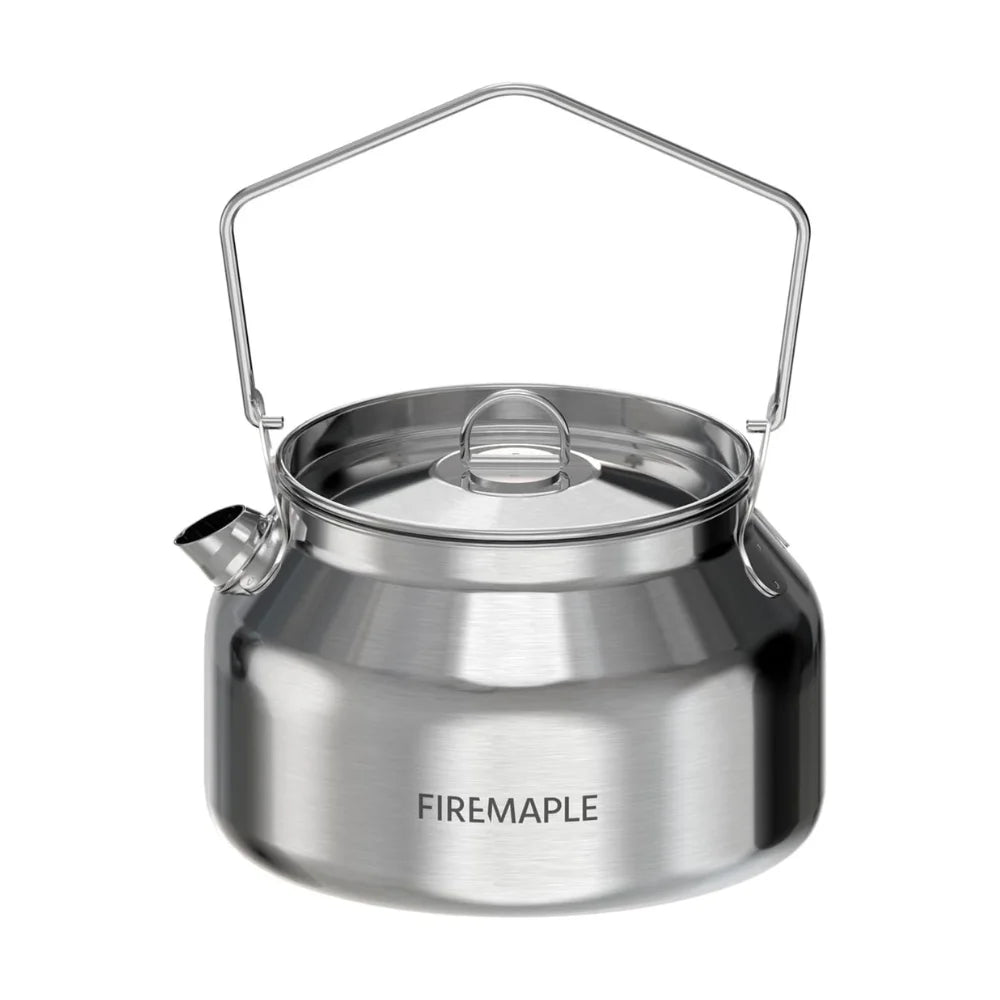 Fire Maple Antarcti 1.2L Camping Kettle | 304 Stainless Steel | Foldable Handle | Backpacking & Bushcraft
