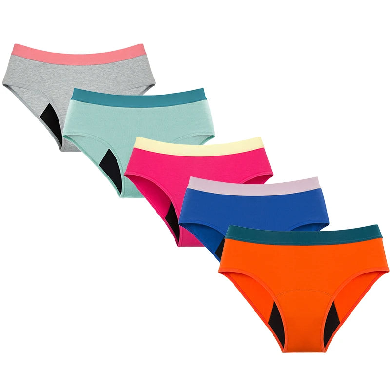 Women's & Teens' Period Briefs | Four-Layer | Cotton | XXS–2XL