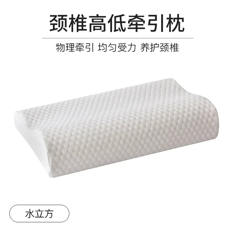 Bamboo Fiber Memory Foam Orthopedic Pillow - Contoured Neck Support