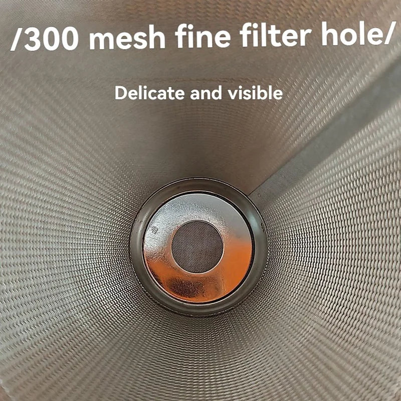 Reusable Stainless Steel Pour-Over Coffee Filter