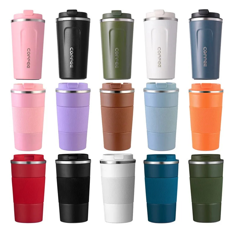Stainless Steel Vacuum Thermos Flask — 380ml & 510ml