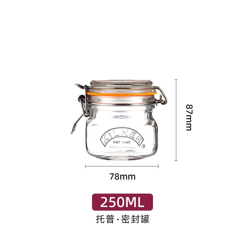 Kilner Airtight Glass Preservation Jars | Round & Square | Multiple Sizes