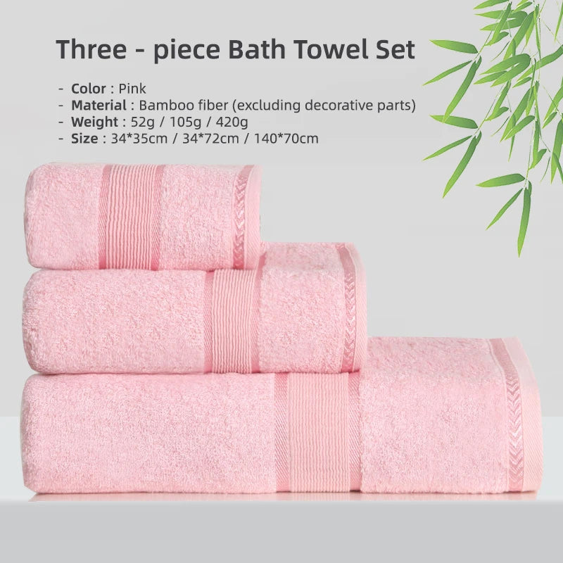Bamboo Fibre Towel — Soft, Quick-Dry & Absorbent | Hand, Face & Bath Sizes