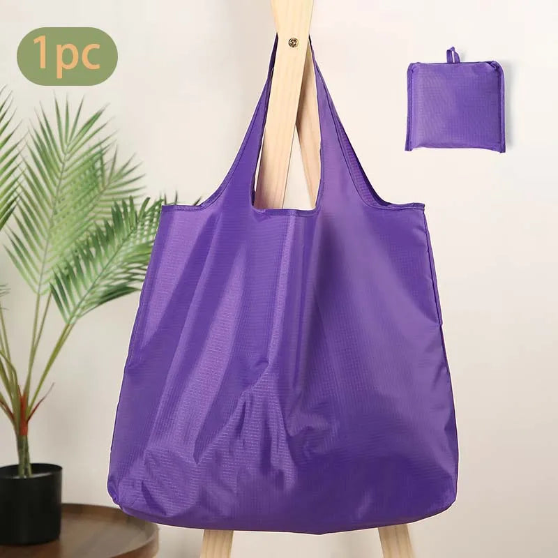 Waterproof Foldable Shopping Bag – Reusable Grocery Tote