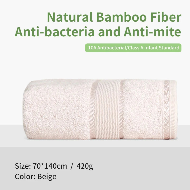 Bamboo Fibre Towel — Soft, Quick-Dry & Absorbent | Hand, Face & Bath Sizes
