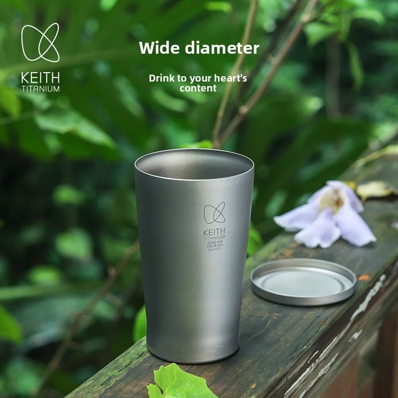 KEITH Ti3150 Titanium Vacuum-Insulated Tumbler – 320 ml