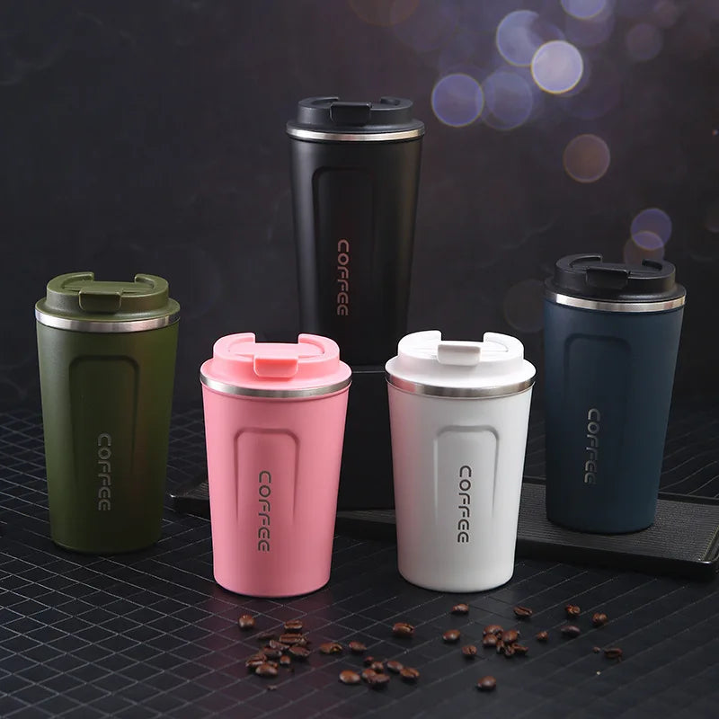 Stainless Steel Vacuum Thermos Flask — 380ml & 510ml