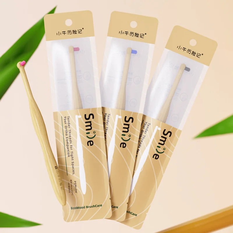Bamboo Interdental Brushes - Eco-Friendly Teeth Cleaning Between Teeth