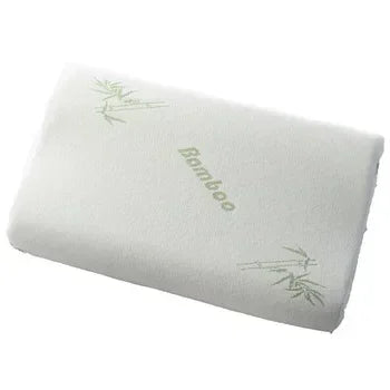 Bamboo Fiber Memory Foam Orthopedic Pillow - Contoured Neck Support