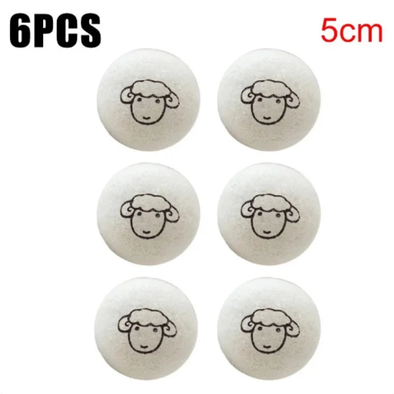 Wool Dryer Balls – Reusable Fabric Softener, Reduces Static & Drying Time