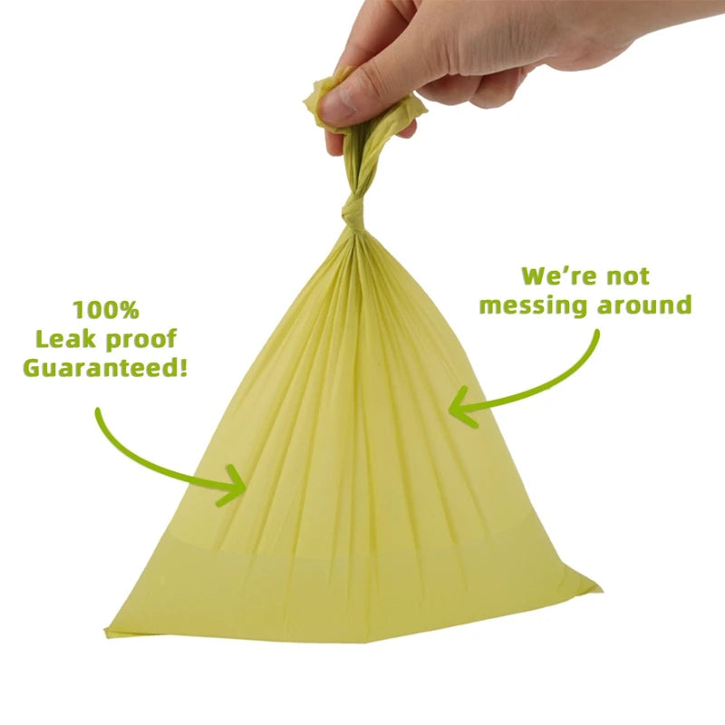 Biodegradable Compostable Pet Poop Bags – Corn Starch, PLA & PBAT | 1 to 24 Rolls