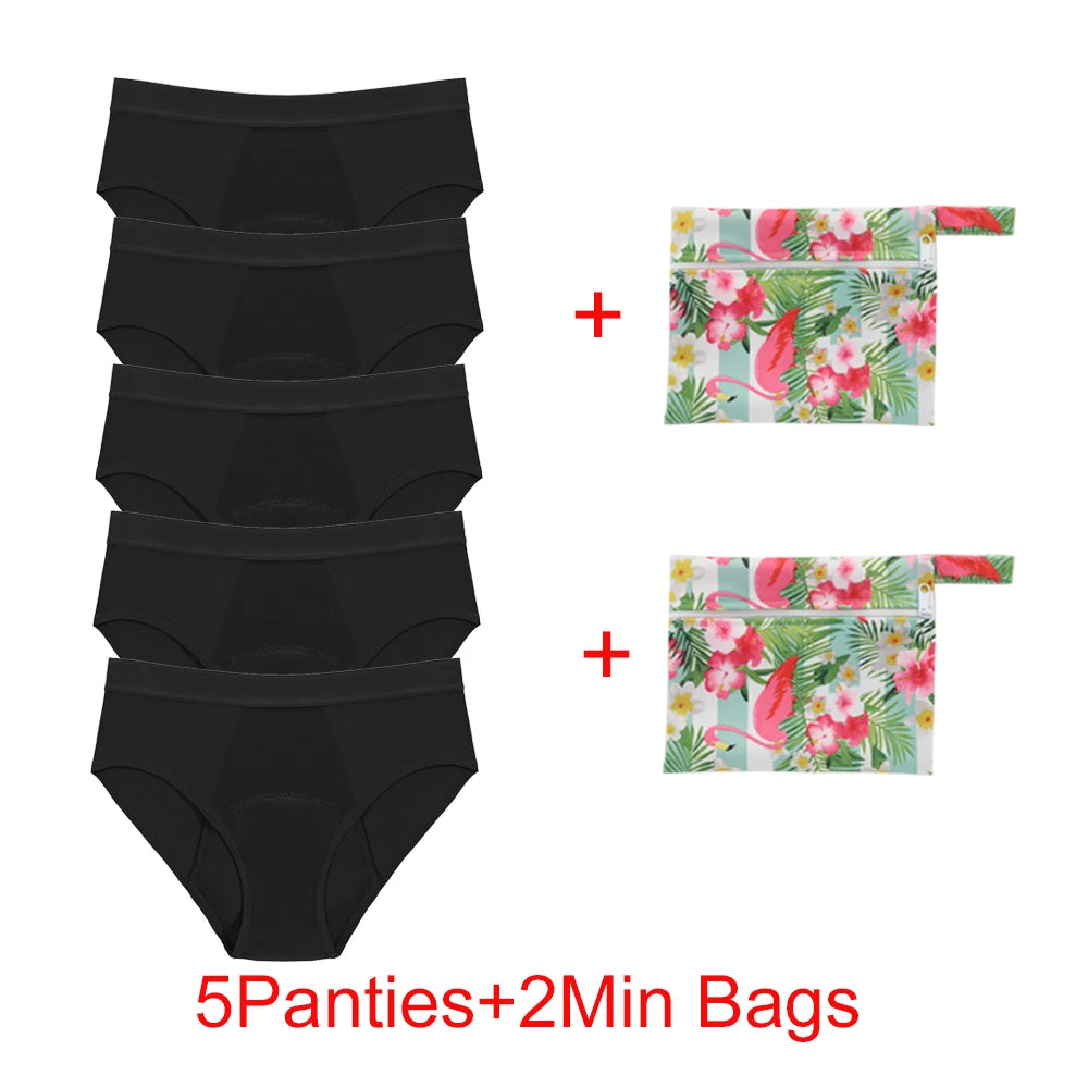 Women's Heavy Absorbency Period Briefs | Four-Layer | Reusable | S–6XL