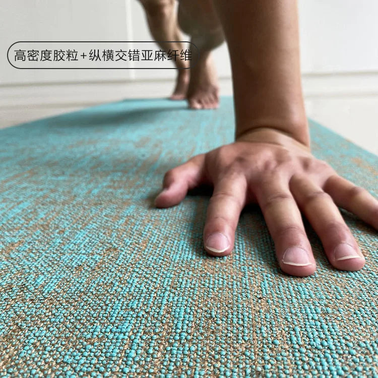 Jute-Top Yoga Mat, 5 mm, 183 x 61 cm, Multiple Colours