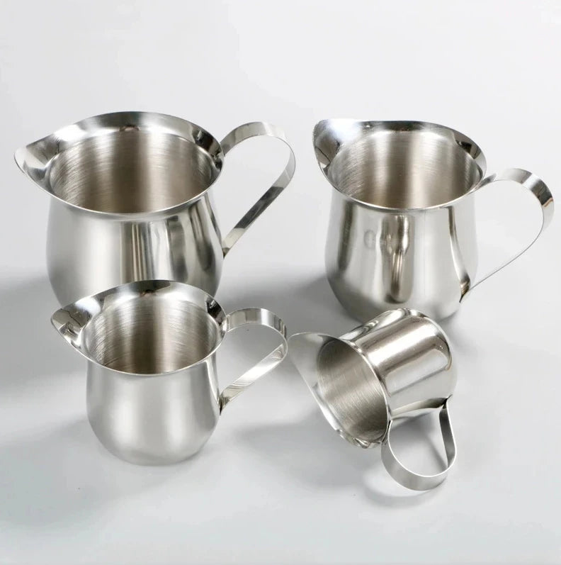 Stainless Steel Milk Frothing Pitcher – Latte Art Jug for Espresso, Cappuccino & More
