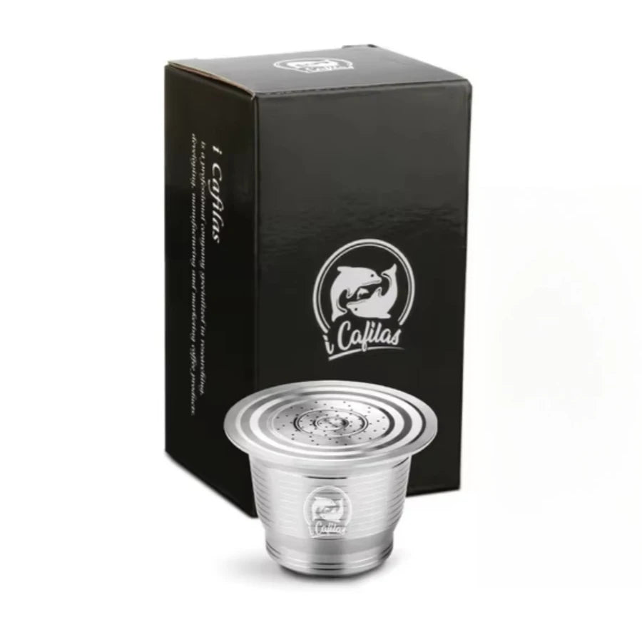 Refillable Stainless Steel Coffee Capsules for Selected Nespresso Machines