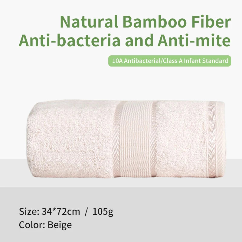 Bamboo Fibre Towel — Soft, Quick-Dry & Absorbent | Hand, Face & Bath Sizes