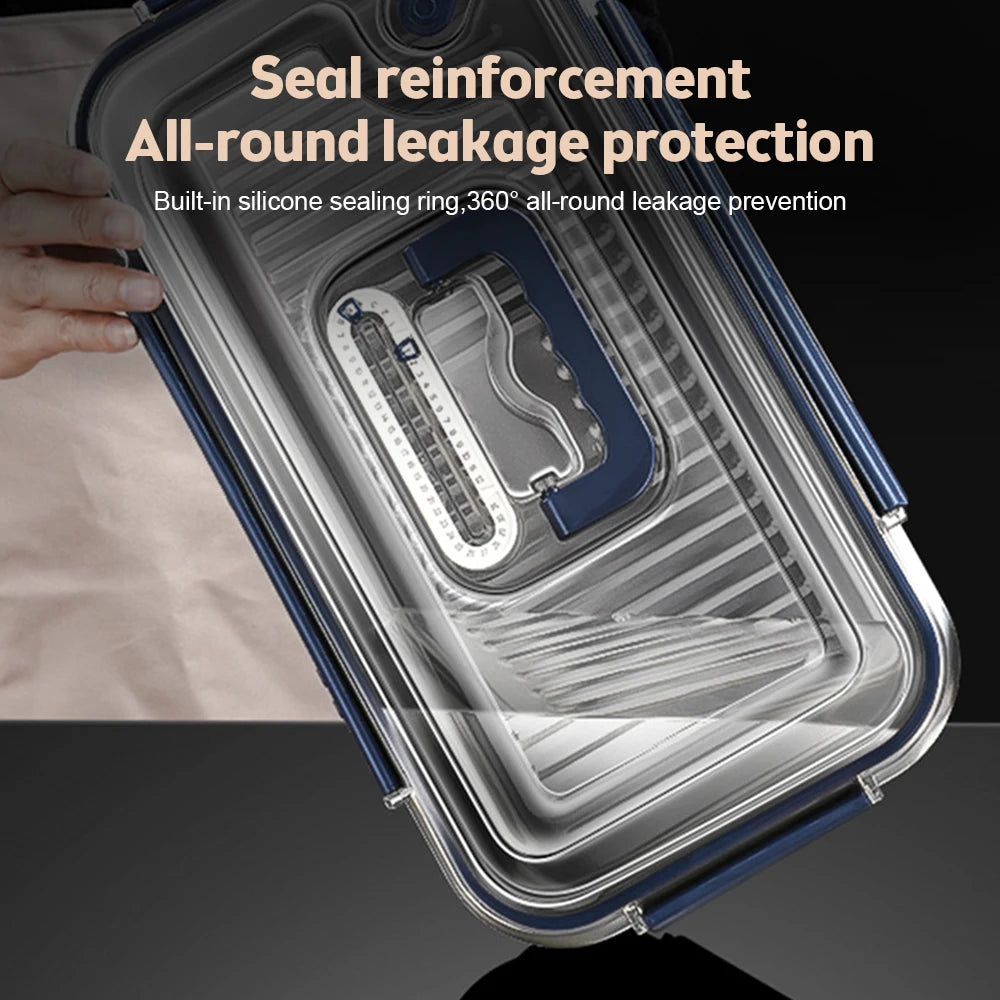Premium 316 Stainless Steel Food Storage Container with Airtight Lid